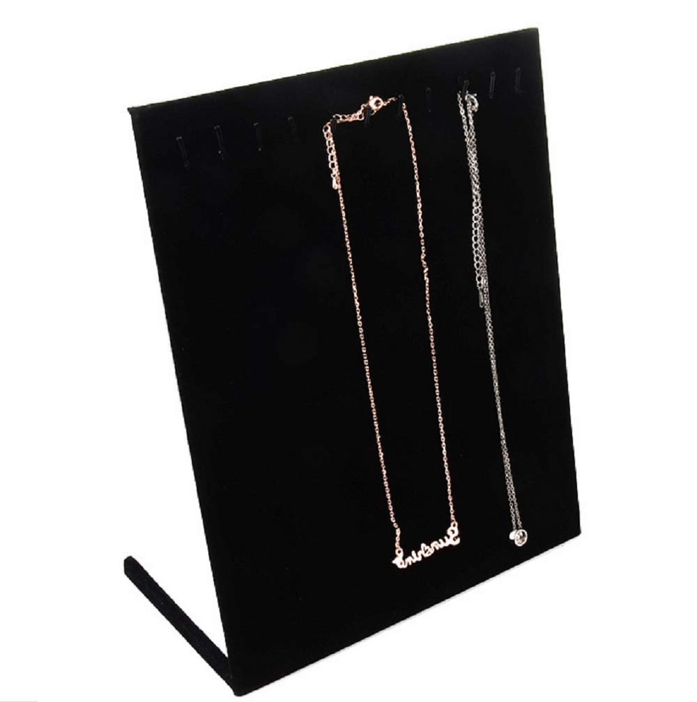 Amazon｜ネックレススタンド L型 アクセサリースタンド 11本用