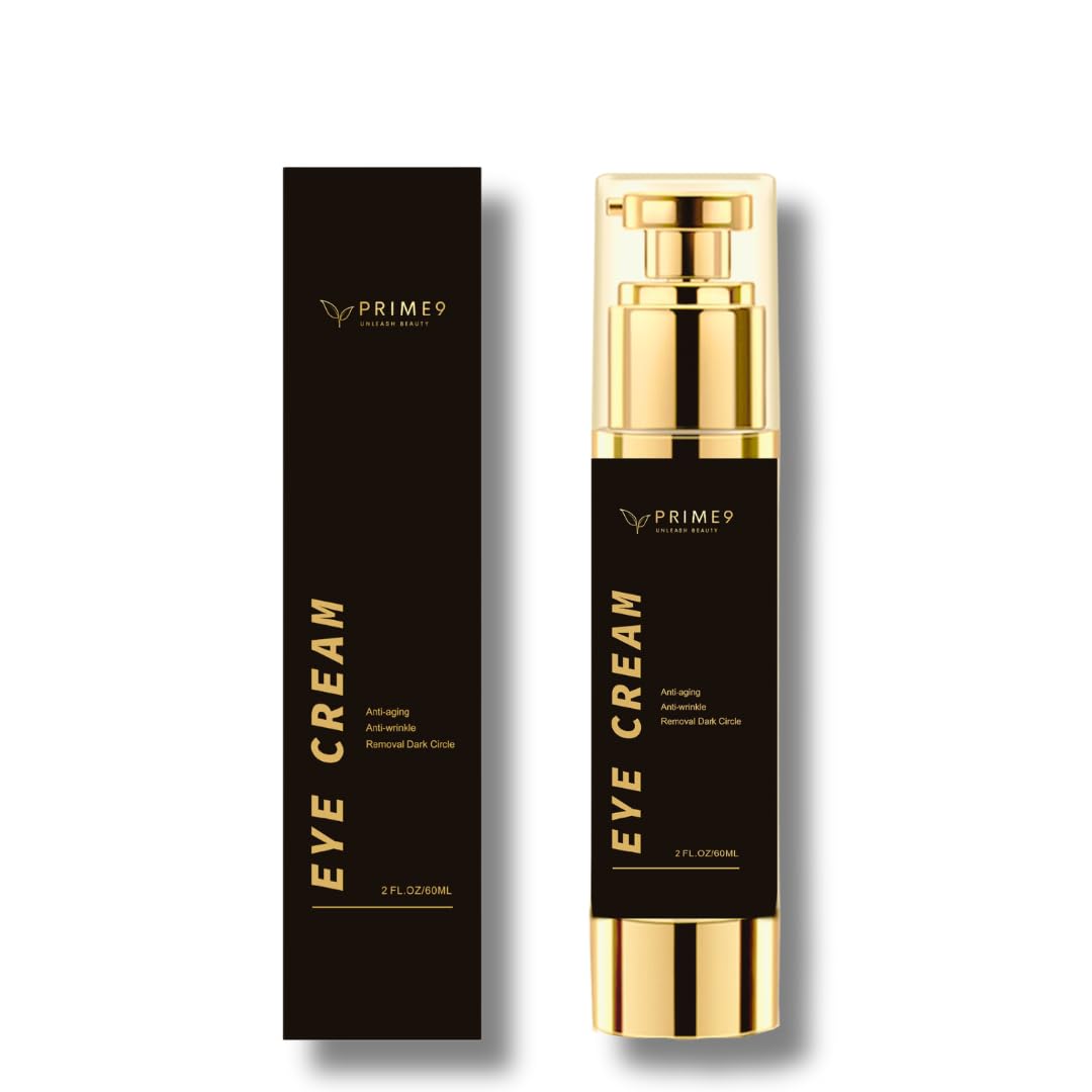 Prime9 Eye Cream for Dark Circles and Puffy Eyes, 60 ml (Pack of 1)