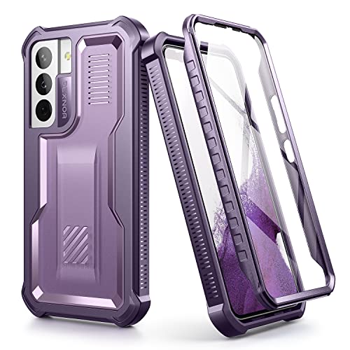 Protection intégrale Samsung S22 coque robuste antichoc 360 degrés violette