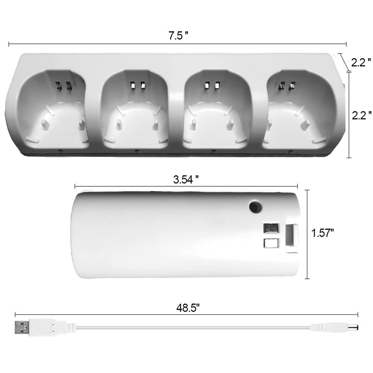 Stazione Di Ricarica Caricabatterie Con Supporto P... – Grandado - Foto 2