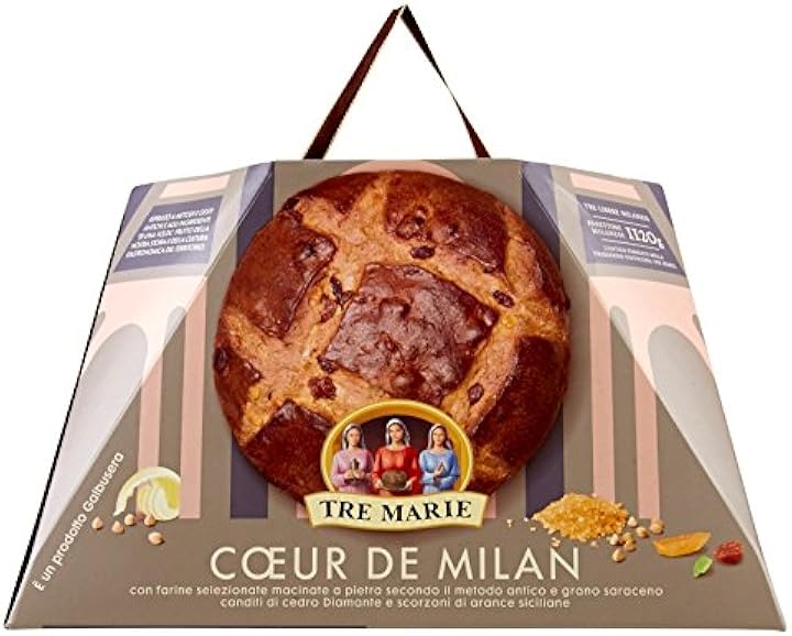 Panettone cuor di milano le tre marie - 1120 gr - Sicily Fruit