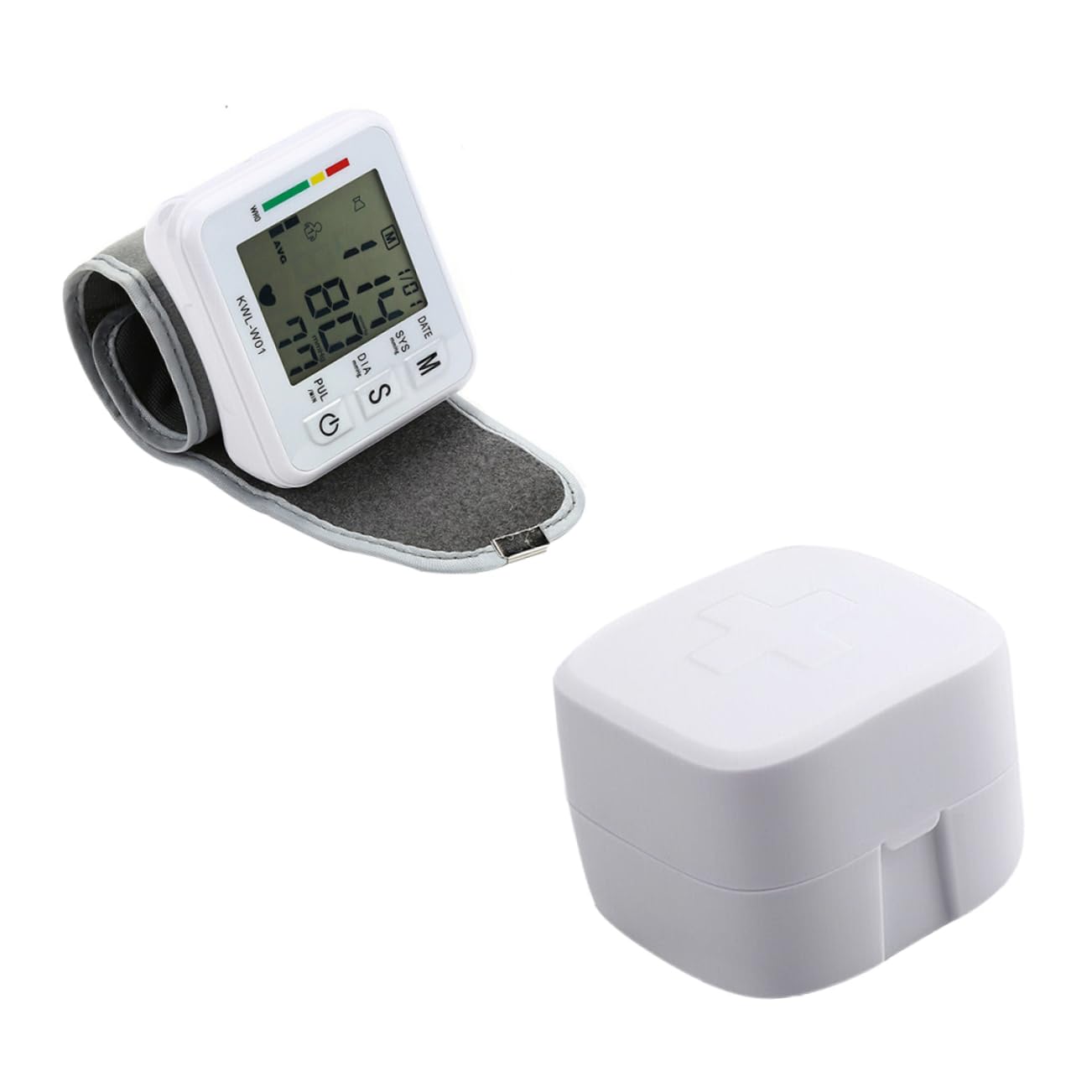 Ipetboom 2sets Misuratore Di Elettronico Con Voce Inglese Digitale Portatile Per Uso Domestico Facile Da Usare Funzione Di Risparmio Energetico e Compressione Automatica