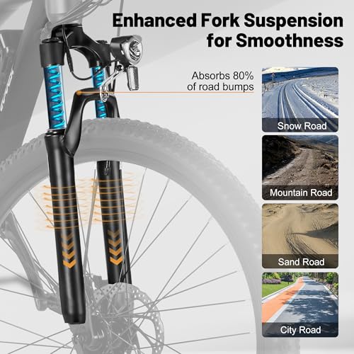 ACTBEST Race 21-Speed Electric Bike for Adults, Peak