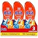 Pril Excellence Duo Gel, Detersivo in Gel, Azione Anti Odore, con Aceto, Formato da 3 Confezioni da 33 Lavaggi