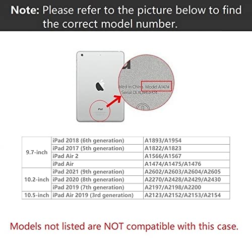 Étui iPad 10,2 anti chute avec support stable multidirectionnel NLR Enfants