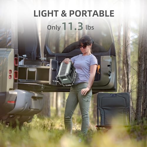 Portable Power Station OASIS 300, 249Wh Solar Generator 1.5 Hours Fast Charging LiFePO4 Battery Pack with 2x300W (600W Surge) AC Outlets for Outdoor Camping, RVs and Emergency Backup - Image 6