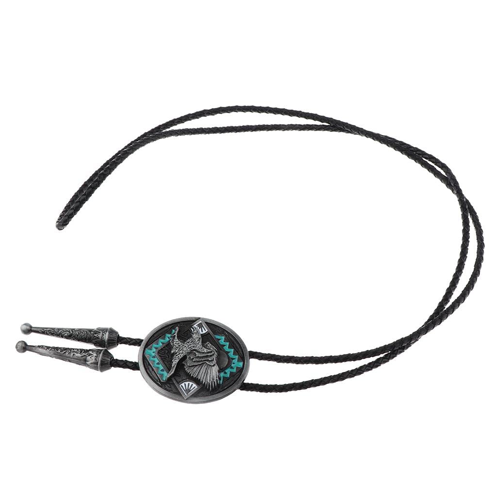 Enakshi® Vintage Leather Bolo Tie Necktie Western Totem Eagle Necklace Indian Jewelry|Clothing Shoes & Accessories | Mens Accessories | Ties-image-18