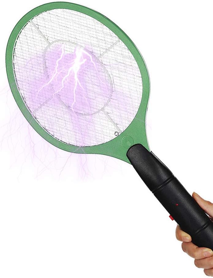 Electric Bug Zapper Racket Handheld Mosquitos Insects Killer Fly