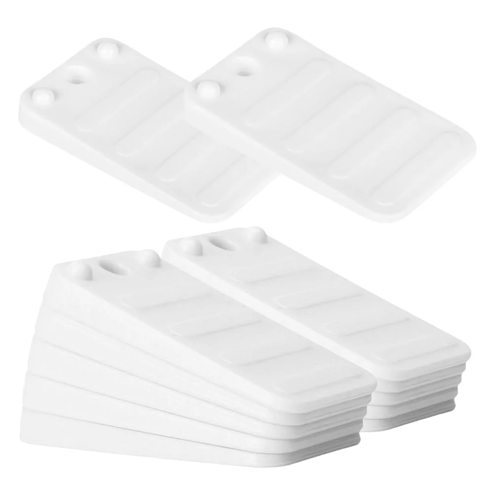Wedges 12 Pcs Adjustable Furniture Shims For Leveling Pad Stabilizer Wedge Feet Plastic Table Legs Parts Sofa Stopper Leveler Base