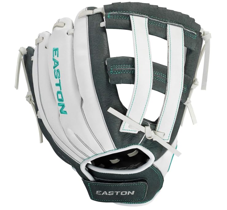 Easton | GHOST FLEX Youth Softball Glove | Left Hand Throw | 11" | Grey/White/Mint - image 3