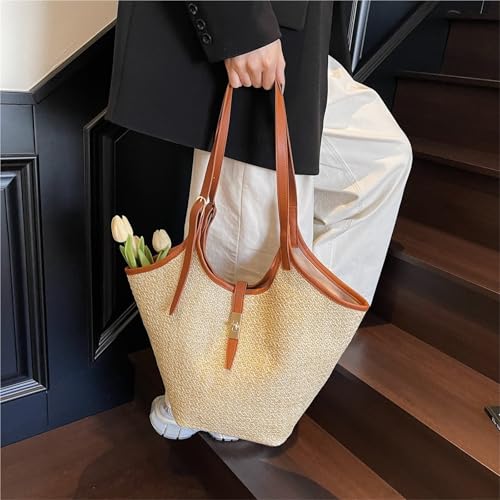 Summer Weaving Underarm Bag Beach Vacation Bags Handmade Casual Simple Portable Elegant For Seaside Holiday3