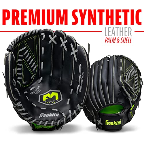 Image of Franklin Sports Field Master Midnight Series Baseball Glove-Right Handed Thrower