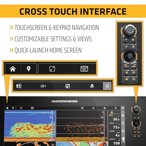 Image of Humminbird APEX VX Series GPS Fish Finder with LakeMaster and CoastMaster VX Maps, MEGA Side Imaging+