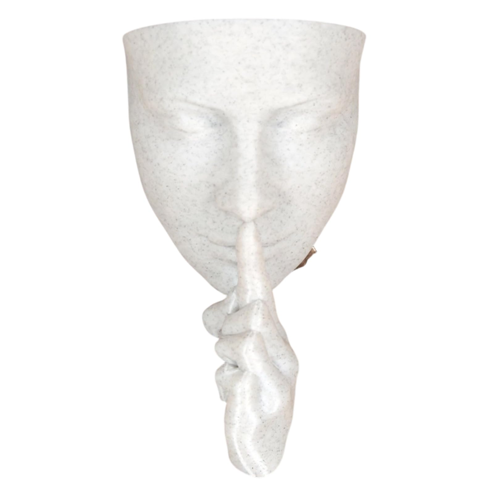 Kaeltsyn Artistic Human Face Flower Pots with Drainage Holes Art Wall Planter for Home and Offices Spaces Art Wall Planter