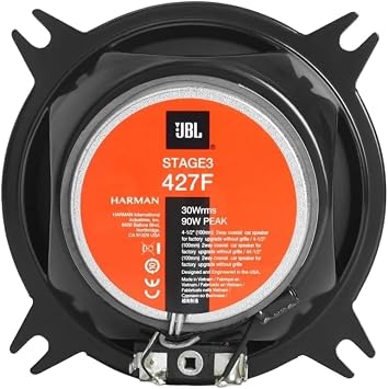 JBL Stage3 427F 4 in / 10 cm 2-Way Coaxial Car Speakers