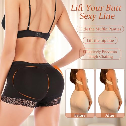Women Butt Lifting Shapewear Hip Enhancer Lace Underwear Women Shapewear Shorts Seamless Underwear3
