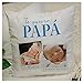 Regalo Personalizable para Padres: cojín 'Te Quiero papá' Personalizado con 2 Fotos (Cojín 'te Quiero papá')