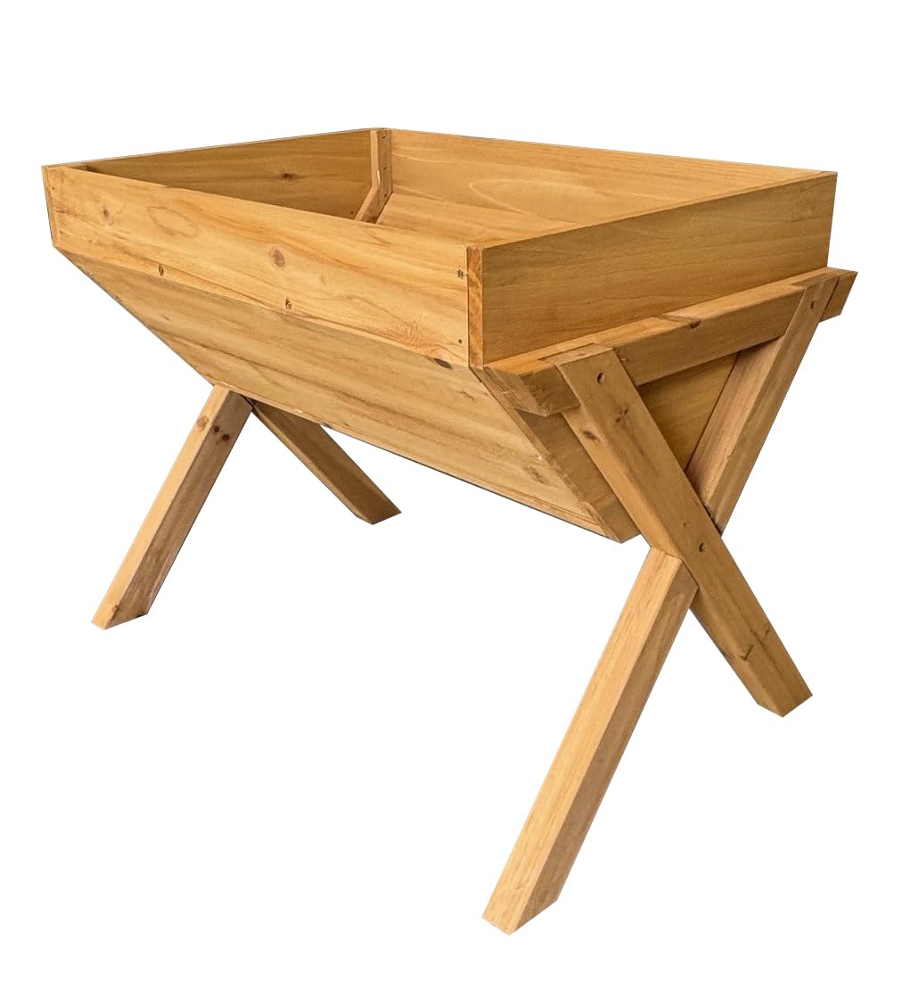 Selections Brown Veg-Trough Wooden Raised Vegetable Bed Planter (75Cm)