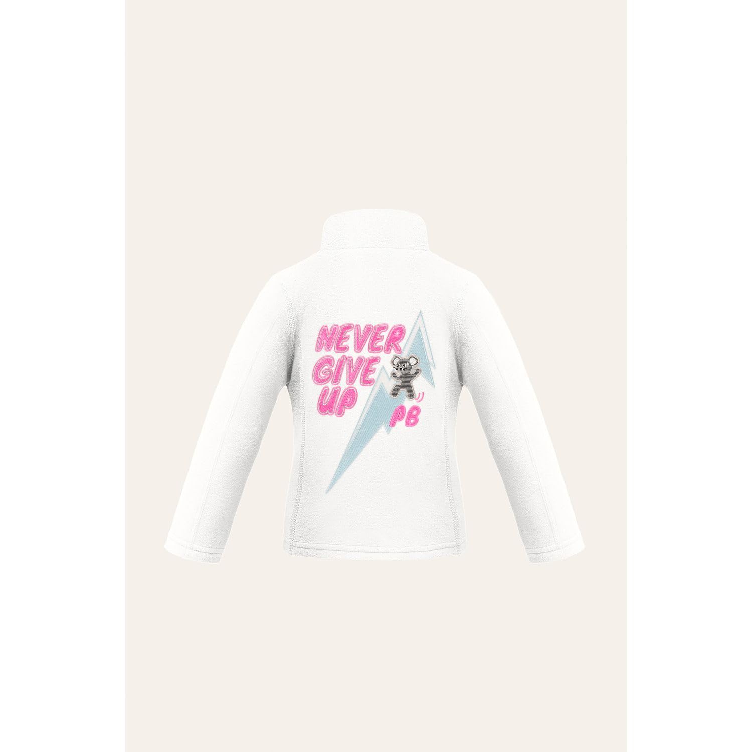 Pimienta Blanca - Chaqueta polar Micro Fleece Jacket 1500 White Girl - Blanco