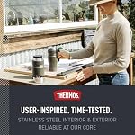 Thermos King Acier inoxydable 16 Ounce Mug Voyage, Matte Green