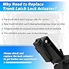 HOPESPANNER No.8200102185 Tailgate Lock Actuator for Vauxhall Vivaro A 2001-2014 for Vauxhall Vivaro B 2014-2024 for Renault Trafic II for Nissan Primastar 01-On Rear Trunk Latch Lock Actuator #5