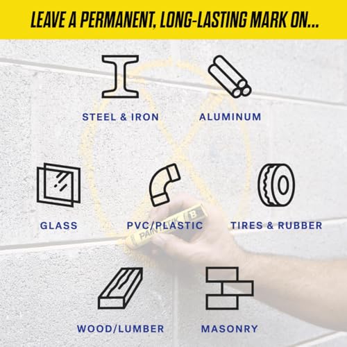Markal 80220 12-Pack White Paint Markers - Permanent, Waterproof & Uv Resistant For Metal, Wood, Tires thumb #2