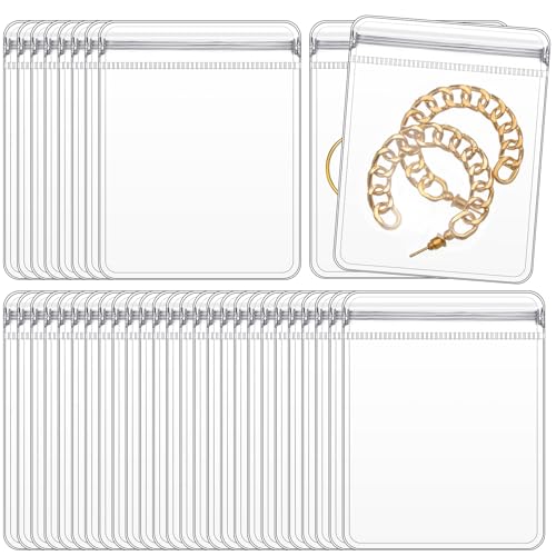 La mejor comparación de Bolsas para joyas , tabla con los diez mejores. 44 Epakh 200 Piezas Bolsas Transparente de Plástico PVC para Joyas Bolsas Autosellantes con Cierre Hermético para Almacenamiento de Joyas Anillos Aretes - Impermeable y Resistente...