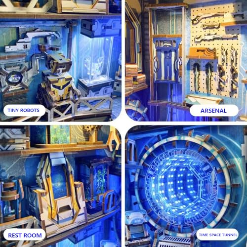 STRUCWOOD Planetary Era Cyberpunk Book Nook Kit thumbnail 4