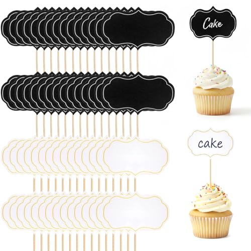 100 Piezas Banderas Para Cupcakes,9x5,9 Cm Banderas De Comida De Pizarra Marcadores De Queso,Banderas De Palillo De Dientes,Etiquetas De Comida Para Buffet Para Decoraciones De Fiesta Negro,Blanco 100 Piezas Banderas Para Cupcakes,9x5,9 Cm Banderas De Comida De Pizarra Marcadores De Queso,Banderas De Palillo De Dientes,Etiquetas De Comida Para Buffet Para Decoraciones De Fiesta Negro,Blanco