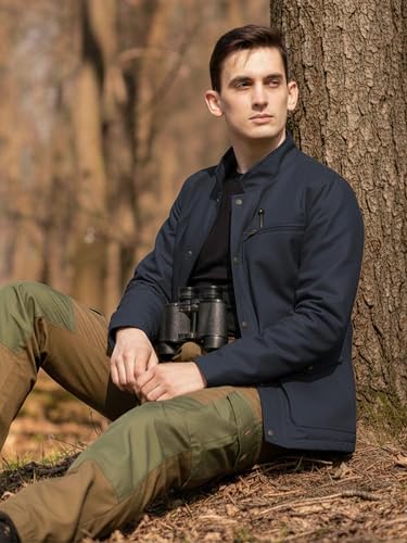Image of URBAN BUCK Concealed Carry Jacket Men Insulated Heavy-Duty Tactical Sherpa Stealth Jacket with Pockets
