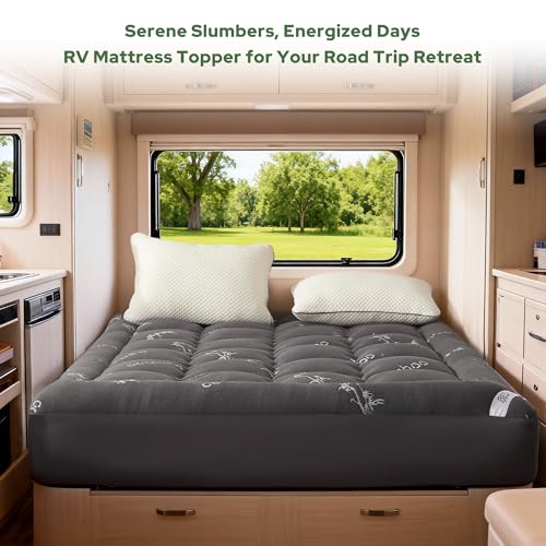 Image of BEDLORE RV Queen Mattress Topper , Pillow Top Mattress Pad