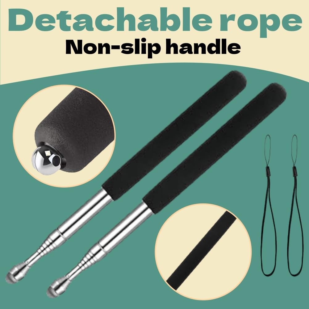 Bacchetta Telescopica Visxcnu - Estensibile Fino A 100 Cm - Puntatore Per Insegnanti E Presentazioni - Foto 6