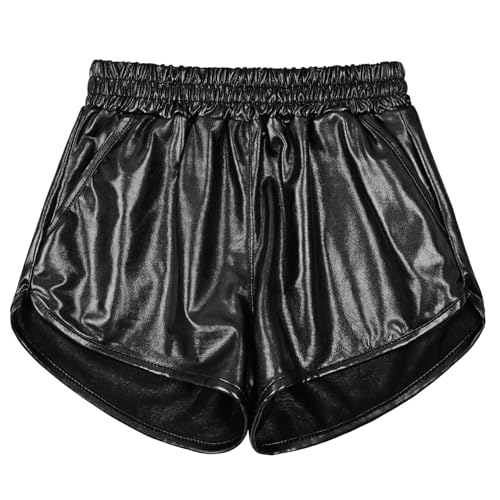 Image of Perfashion Girls Metallic Shorts Sparkly Shiny Hot Pants Gold /Silver /Pink Outfit