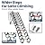 Attic Ladder Pull Down System, Attic Pull Down Stairs Kit for Small Openings. Heavy Duty Iron Ladder, 12 FT Extended Length,1300LBS Capacity, Ideal for Garages, Basements, and Workshop Access.