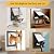 Grestorm Large Dog Door, Magnetic Door for Pets up to 100 lb, 16.9" × 13.9" Doggie Door, Suitable for Interior & Exterior Doors