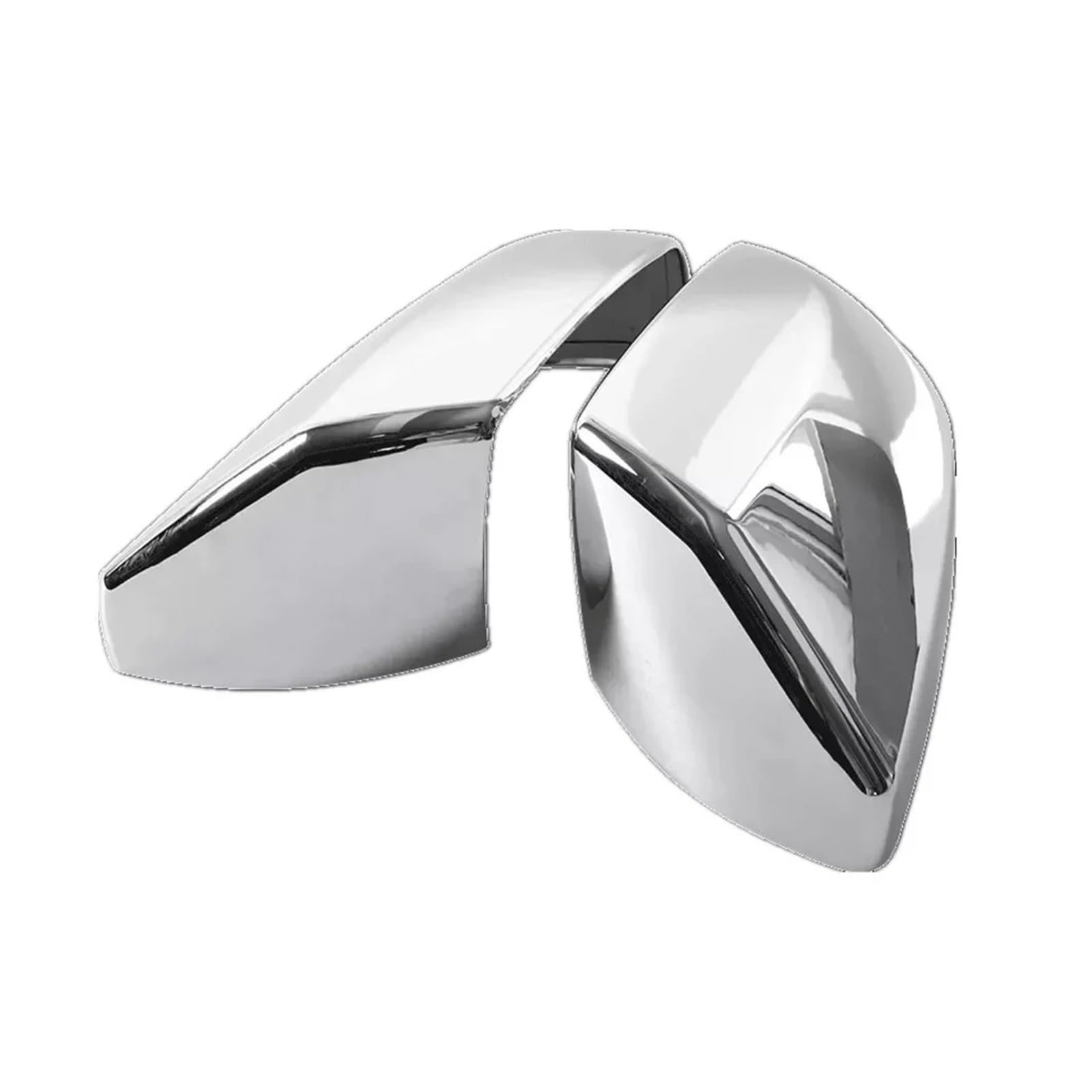 Rearview Mirror Cover Cap for Cadillac for CT4 for ATS 2013-2023 Car Sticker Rearview Side Mirror Cover Wing Cap Exterior Door Case Trim(Silver)