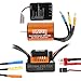 Price comparison product image Crazepony-UK B3650 5200KV 4P Sensorless Brushless Motor CNC with 80A ESC Waterproof and Programming Card Combo Set for 1/10 RC Car