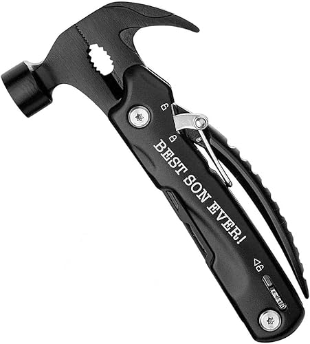 Son Gifts - Cuchillo de martillo grabado, multiherramienta, regalos para hijo de mamá, regalos de cumpleaños, regalo de Navidad, regalos de