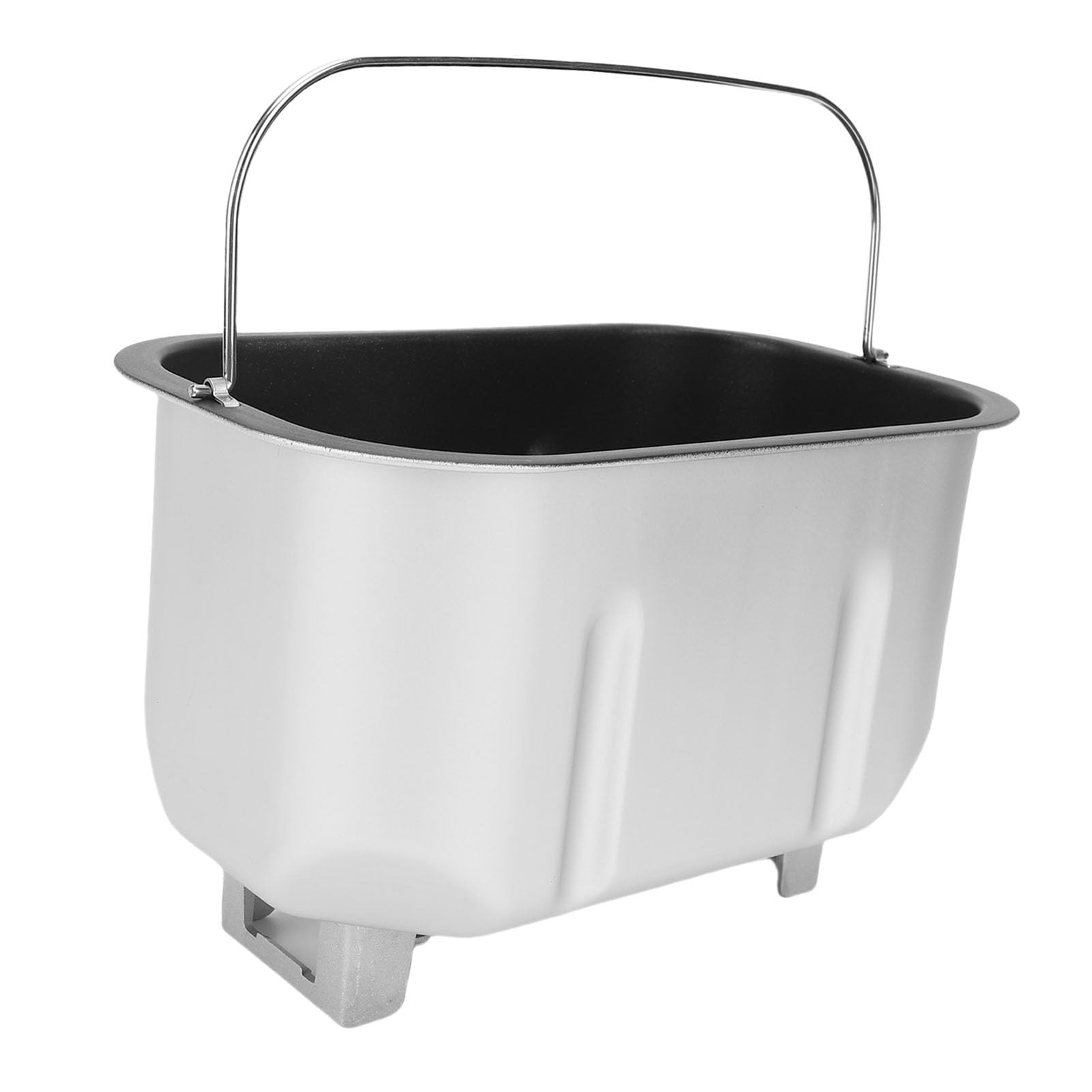 Máquina para Hacer Pan con Revestimiento Antiadherente de Acero Inoxidable, Cubo para Hornear con Doble Cubo para Mezclar Pan, para Panaderos Domésticos y Panaderías Comerciales
