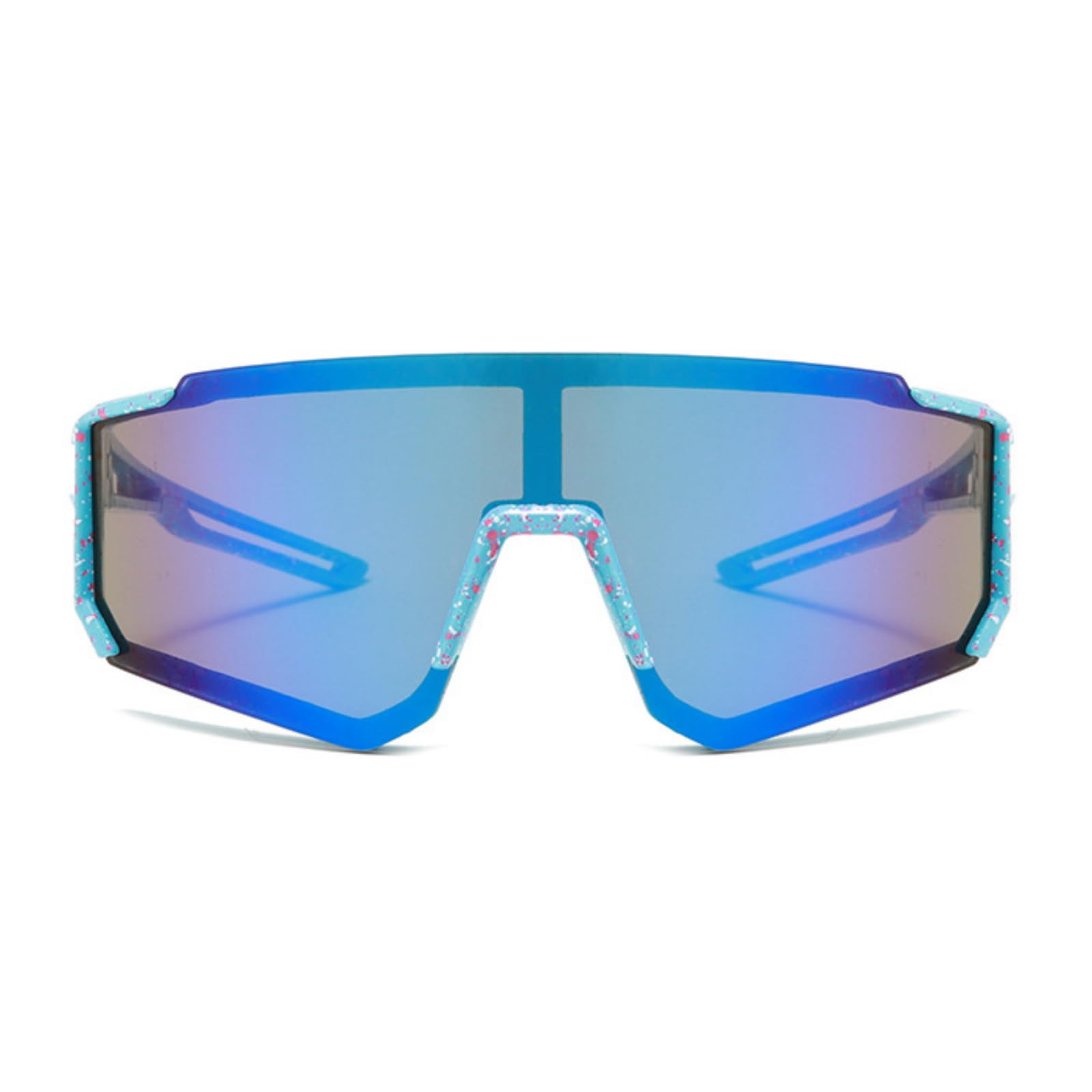 Karsaer Kids Teens Sports Non-Polarized Sunglasses Youth Baseball Cycling Glasses for Boys Girls E1225, Blue, Small - Image 2 thumbnail