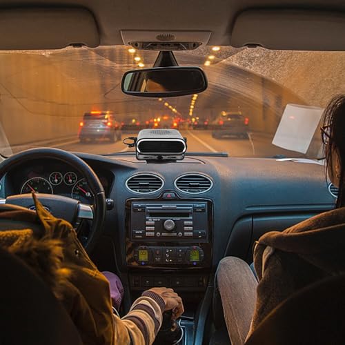 Chauffage pour voiture portable avec dégivrage rapide et désembueur auto