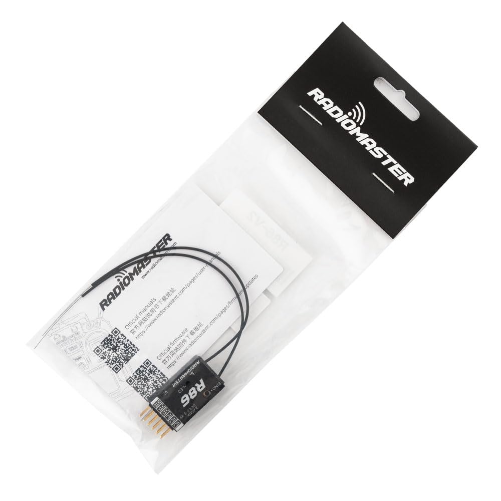 Radiomaster Récepteur PWM compatible R86 V2 6 canaux SFHSS