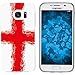 Produktbild PhoneNatic Case kompatibel mit Samsung Galaxy S7 Silikon-Hülle WM England M4