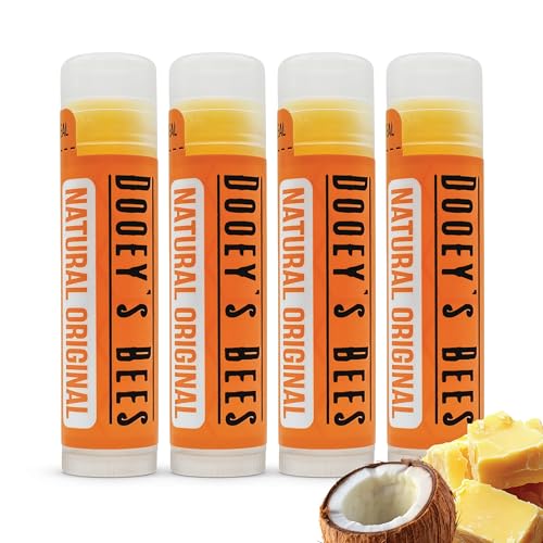 Dooey's Bees All Natural Handmade Beeswax Based 3 Ingredient Lip ...