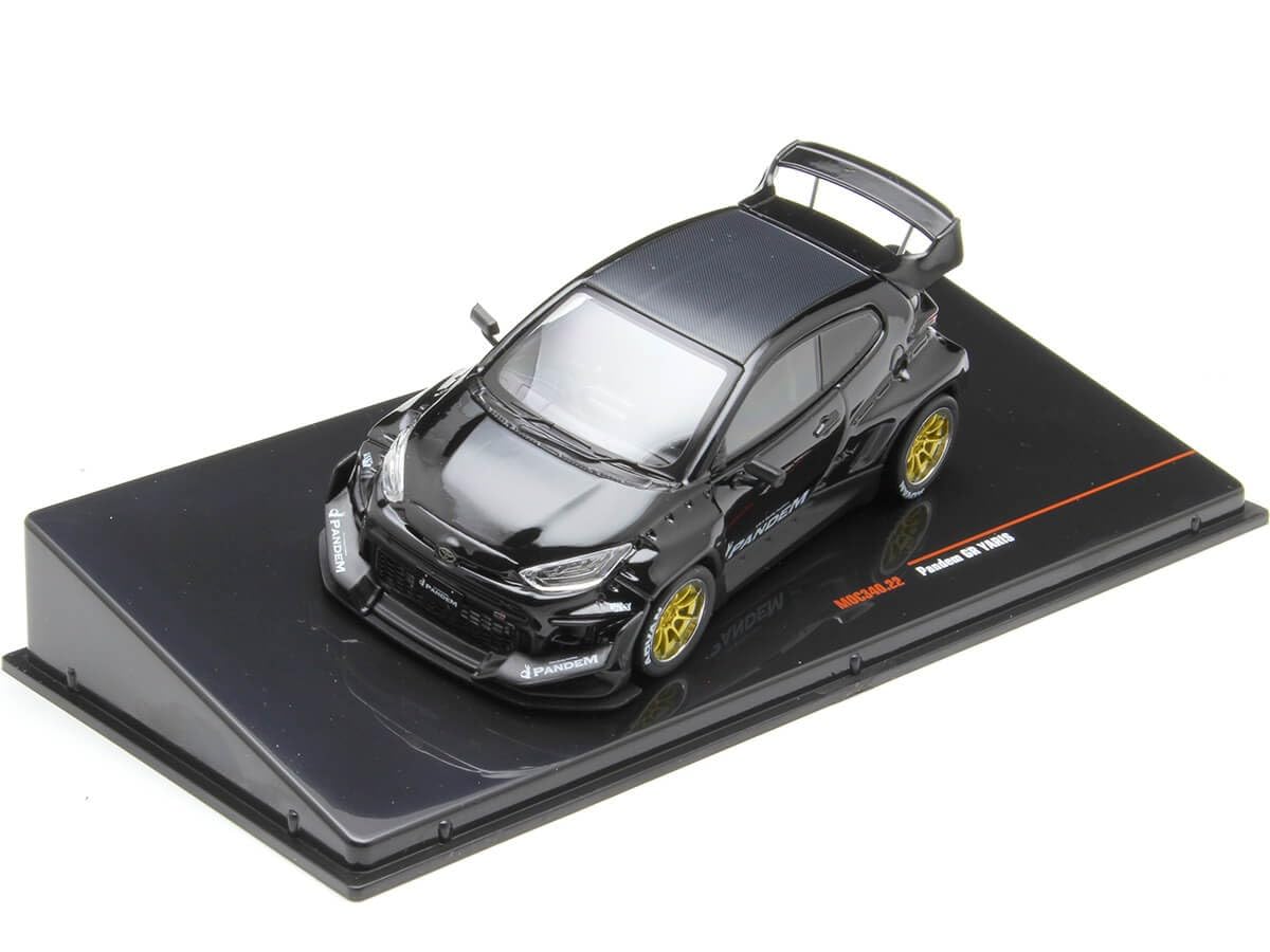 Ixo Modelcars Black Modellino In Scala Ixo Model Compatibile Con Toyota Pandem Gr Yaris 1:43 Model Scale Moc340 241217