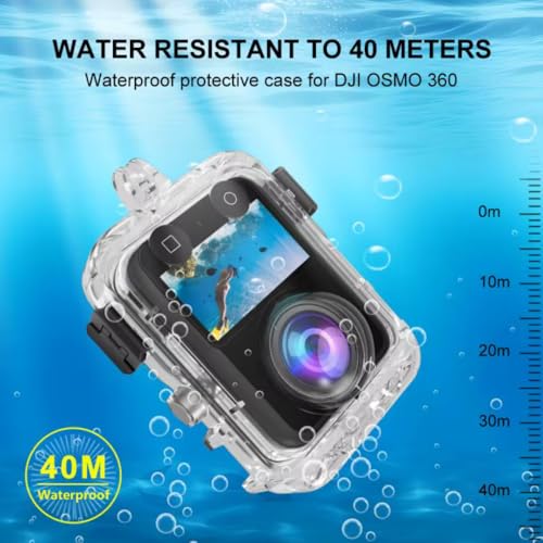 Image of Yantralay Waterproof Case Compatible with D JI Os mo 360 | Underwater Invisible Dive Case | Protective Camera Housing Shell for Diving, Snorkelling, Swimming, Underwater Filming