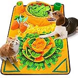 SchnÜFfelteppich Hund, SchnÜFfelteppich FÜR Hunde, SchnÜFfelteppich, Hunde SchnÜFfelteppich, Hund SchnÜFfelteppich, SchnÜFfelteppich Katze, Nahrungssuche SchnÜFfelmatte Zum Stressabbau (87x49cm,Gelb)