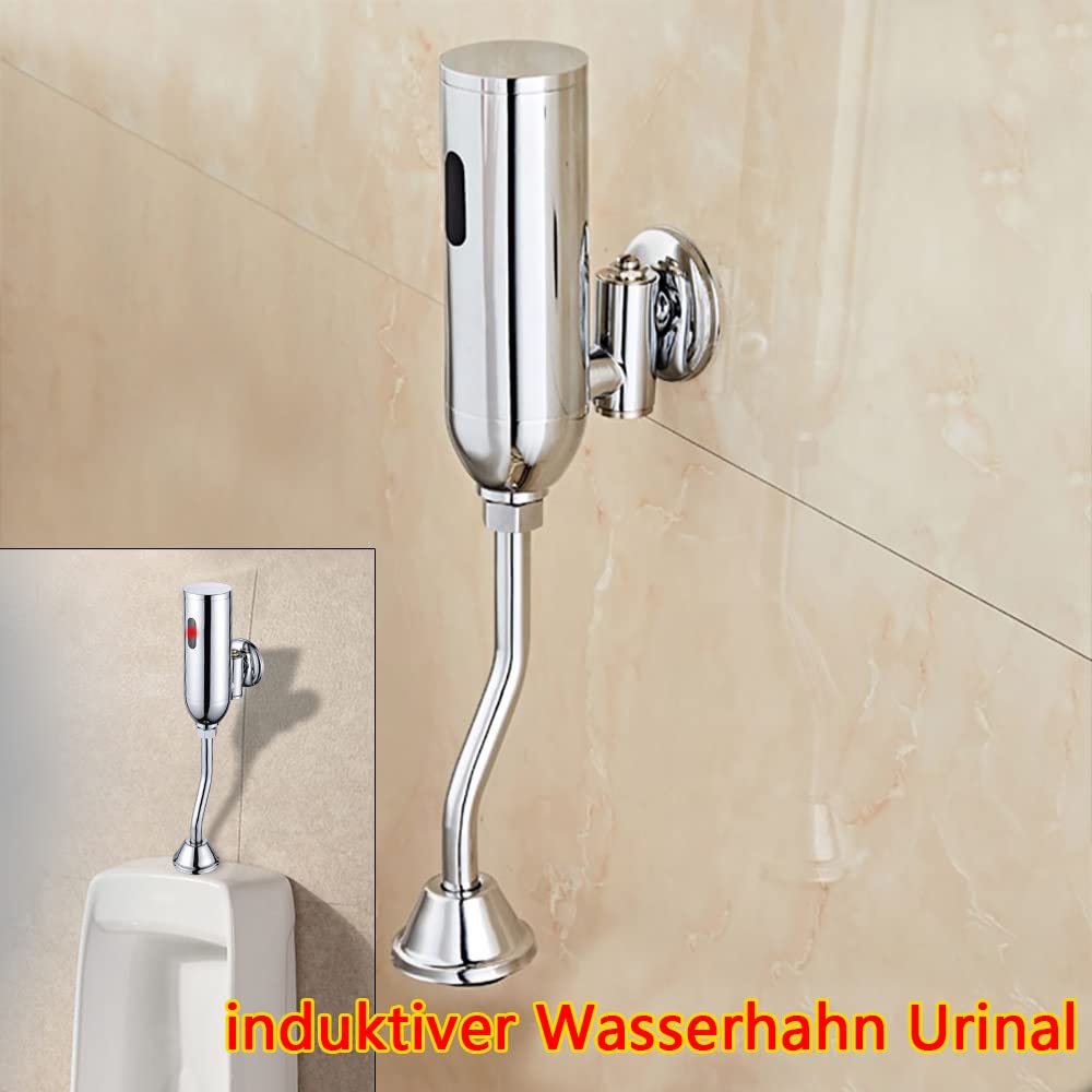 Sensore automatico per orinatoio Touchless rubinetto valvola di lavaggio a parete a infrarossi valvola di lavaggio per bagno WC