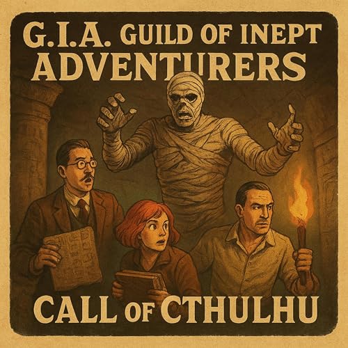 『Call of Cthulhu – Three Go Mad (and probably die) In Egypt (ONE-SHOT)』のカバーアート