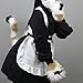Obenie Halloween Cat Paw Gloves Therian Paws Therian Gear Furry Paws Cosplay Fluffy Mittens (white 2)